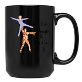 Blades Of Glory Quote Black Coffee Mug, Gift Coffee Mug