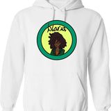 Blaria Hoodie - Retro Graphic Pullover Hoodie for Men & Women - White