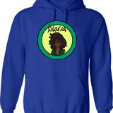 Blaria Hoodie - Retro Graphic Pullover Hoodie for Men & Women - Blue