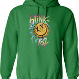 Blinks 182 Band Blinks 182 Concert Hoodie - Green