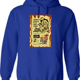 Blood Feast Classic Graphic Pullover Hoodie - Blue