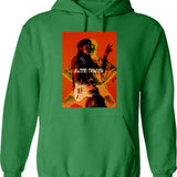Blood Orange Classic . Hoodie - Retro Graphic Pullover Hoodie for Men & Women - Green
