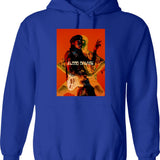 Blood Orange Classic . Hoodie - Retro Graphic Pullover Hoodie for Men & Women - Blue