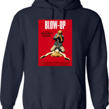 Blow - Up Hoodie - Retro Graphic Pullover Hoodie for Men & Women - Navy