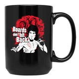 Boards Don'T Hit Back Black Coffee Mug, Gift Coffee Mug