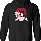 Boards Don'T Hit Back Graphic Pullover Hoodie - Black