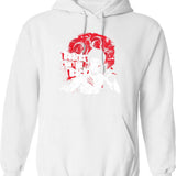 Boards Don'T Hit Back Graphic Pullover Hoodie - White