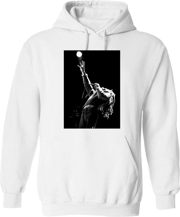 Bob Alone Concert Funny Gift Hoodie - Sarcastic Humor Graphic Hoodie - White