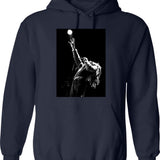 Bob Alone Concert Funny Gift Hoodie - Sarcastic Humor Graphic Hoodie - Navy