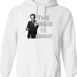 Bob Barker (10) Graphic Pullover Hoodie - White