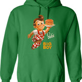 Bob_s Big Boy Burger Hoodie - Retro Graphic Pullover Hoodie for Men & Women - Green