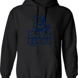Bobr Kurwa (1) Hoodie - Retro Graphic Pullover Hoodie for Men & Women - Black