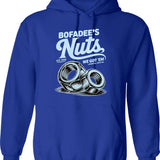 Bofadees Nuts 1949 Hoodie - Retro Graphic Pullover Hoodie for Men & Women - Blue