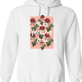 Boo Fucking Hoo Hoodie - Retro Graphic Pullover Hoodie for Men & Women - White