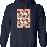 Boo Fucking Hoo Hoodie - Retro Graphic Pullover Hoodie for Men & Women - Navy