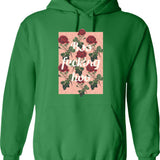 Boo Fucking Hoo Hoodie - Retro Graphic Pullover Hoodie for Men & Women - Green