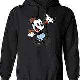 Bosko Hoodie - Retro Graphic Pullover Hoodie for Men & Women - Black