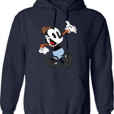 Bosko Hoodie - Retro Graphic Pullover Hoodie for Men & Women - Navy