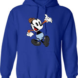 Bosko Hoodie - Retro Graphic Pullover Hoodie for Men & Women - Blue