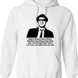 Bottom - Righty Dokey Matey - Funny Eddie Quote Hoodie - White