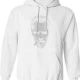 Boy And Cigarette Hoodie - Retro Graphic Pullover Hoodie for Men & Women - White