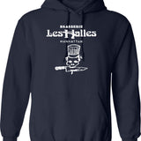 Brasserie Les Halles Hoodie - Retro Graphic Pullover Hoodie for Men & Women - Navy