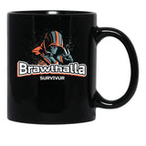 Brawlhalla Survivor - Brawlhalla Black Coffee Mug, Gift Coffee Mug - Black