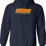 Brawndo - The Thirst Mutilator Hoodie - Retro Graphic Pullover Hoodie for Men & Women - Navy