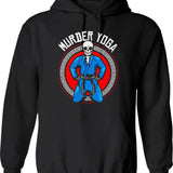 Brazilian Jiu Jitsu Bjj Skeleton Murder Yoga Jiu Hoodie - Black