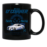 Brian O'Conner Family Racing Fast and Furious Tribute LTS Black Coffee Mug, Gift Coffee Mug - Black