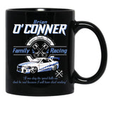 Brian O'Conner Family Racing Fast and Furious Tribute Black Coffee Mug, Gift Coffee Mug - Black