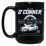 Brian O'Conner Family Racing Fast and Furious Tribute Black Coffee Mug, Gift Coffee Mug - Black