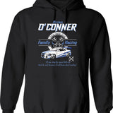 Brian O'Conner Family Racing Fast and Furious Tribute Graphic Pullover Hoodie - Black