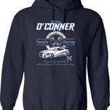 Brian O'Conner Family Racing Fast and Furious Tribute Graphic Pullover Hoodie - Navy