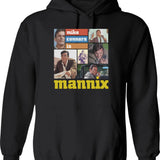 Bright Sly Detective Modest Style Old Car Mannix Gifts Music Fans Hoodie - Black