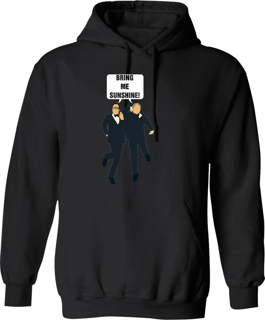 Bring Me Sunshine Hoodie - Retro Graphic Pullover Hoodie for Men & Women - Black