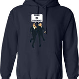 Bring Me Sunshine Hoodie - Retro Graphic Pullover Hoodie for Men & Women - Navy