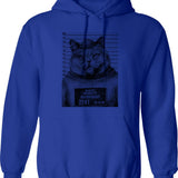 British Bandit Hoodie - Retro Graphic Pullover Hoodie for Men & Women - Blue