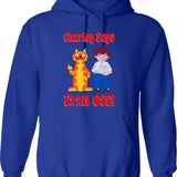 British Classic Charley Says 1970s Public Information Film V1e Hoodie - Blue