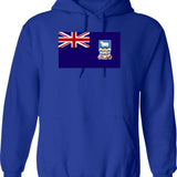 British Falkland Island National Celebration Flag Hoodie - Blue