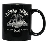 Bubba Gump Shrimp Company Worn Black Coffee Mug, Gift Coffee Mug - Black