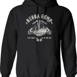 Bubba Gump Shrimp Company Worn Graphic Pullover Hoodie - Black