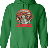 Buck Rogers Japanese Poster Worn Lts Poster Graphic Pullover Hoodie - Green