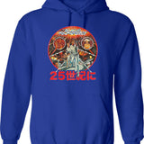 Buck Rogers Japanese Poster Worn Lts Poster Graphic Pullover Hoodie - Blue