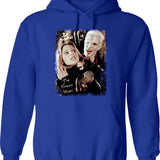Buffy Spike Hoodie - Retro Graphic Pullover Hoodie for Men & Women - Blue