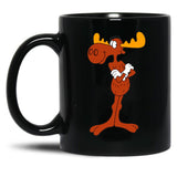 Bullwinkle Black Coffee Mug, Gift Coffee Mug