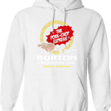 Burton Pork Chop Express Trucking Graphic Pullover Hoodie - White