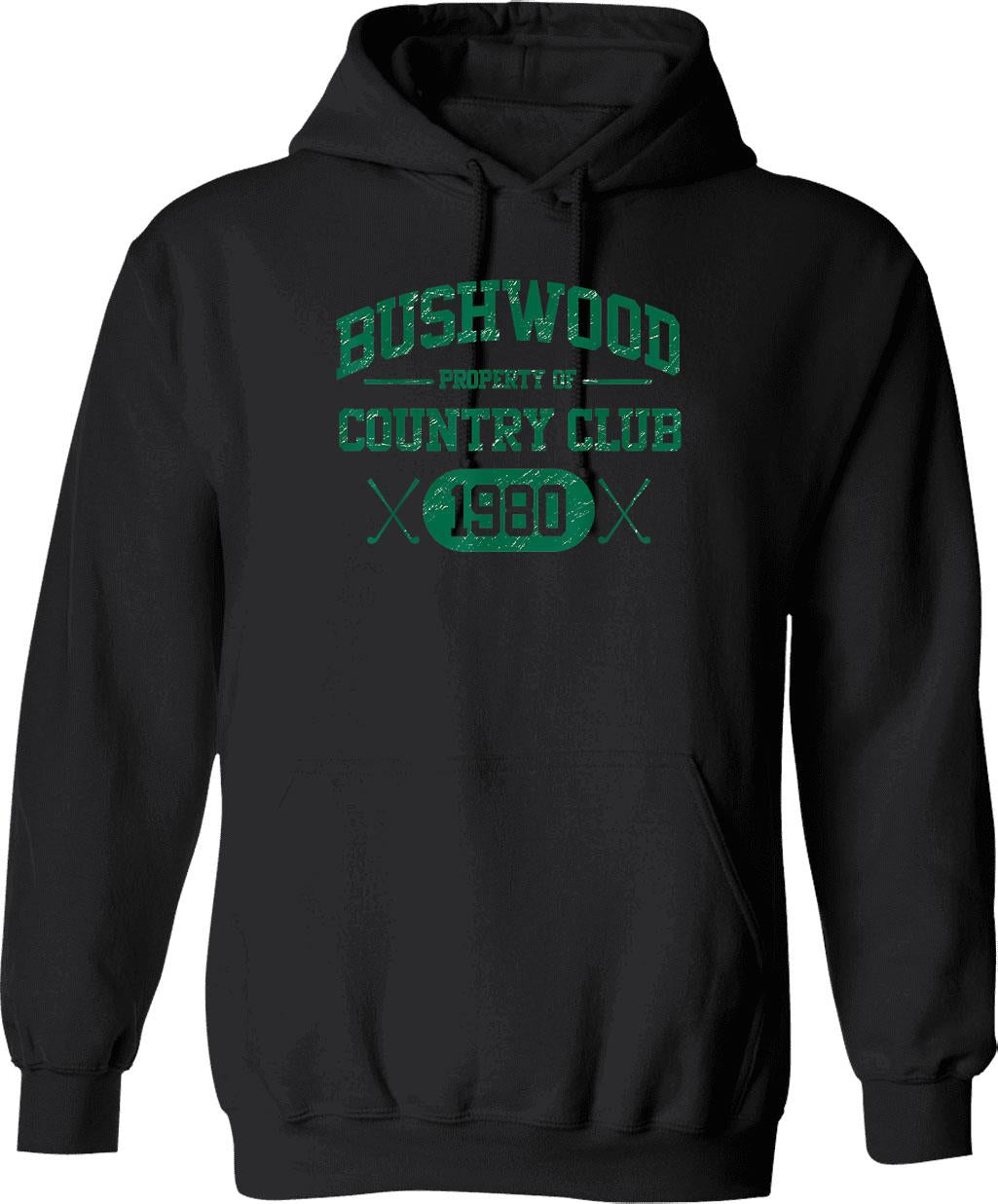 Bushwood Country Club 1980 Vintage Hoodie - Retro Graphic Cosy Pullover - Black