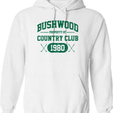 Bushwood Country Club 1980 Hoodie - Retro Graphic Pullover Hoodie for Men & Women - White