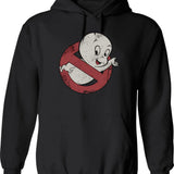 Busted Hoodie - Retro Graphic Pullover Hoodie for Men & Women - Black